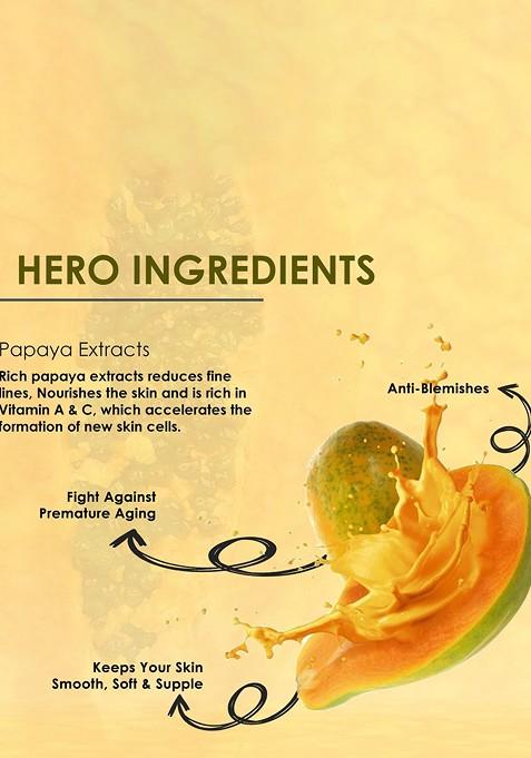 Lilium Papaya Scrub For Anti Acne Blemish 100G