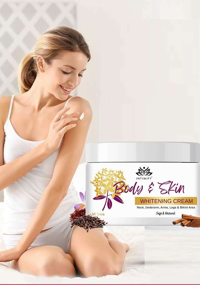 Intimify Body Skin Whitening Cream With Manjistha Mulethi 50 G - Indya