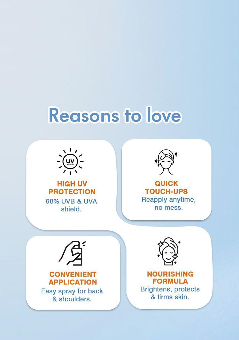 Glamveda Sunscreen Spray With Spf 50 Pa 100 G