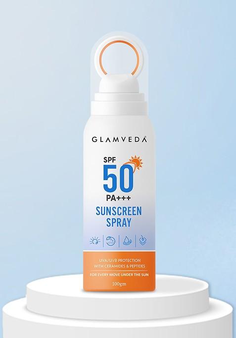 Glamveda Sunscreen Spray With Spf 50 Pa 100 G