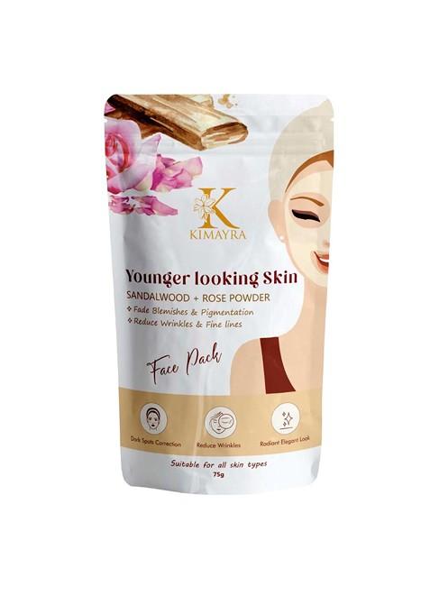 Kimayra World Sandalwood Rose Face Pack Powder 75G