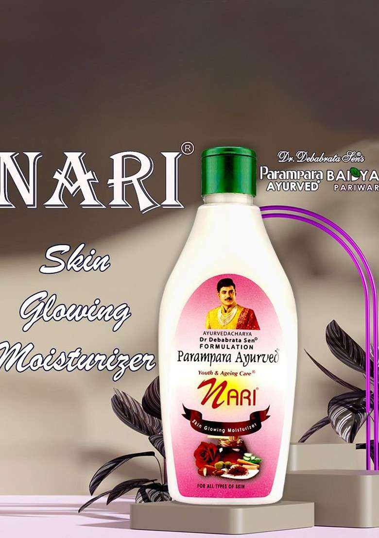 Parampara Ayurved Nari Anti Ageing Moisturizer With Olive Almond Oil 250Ml - Indya