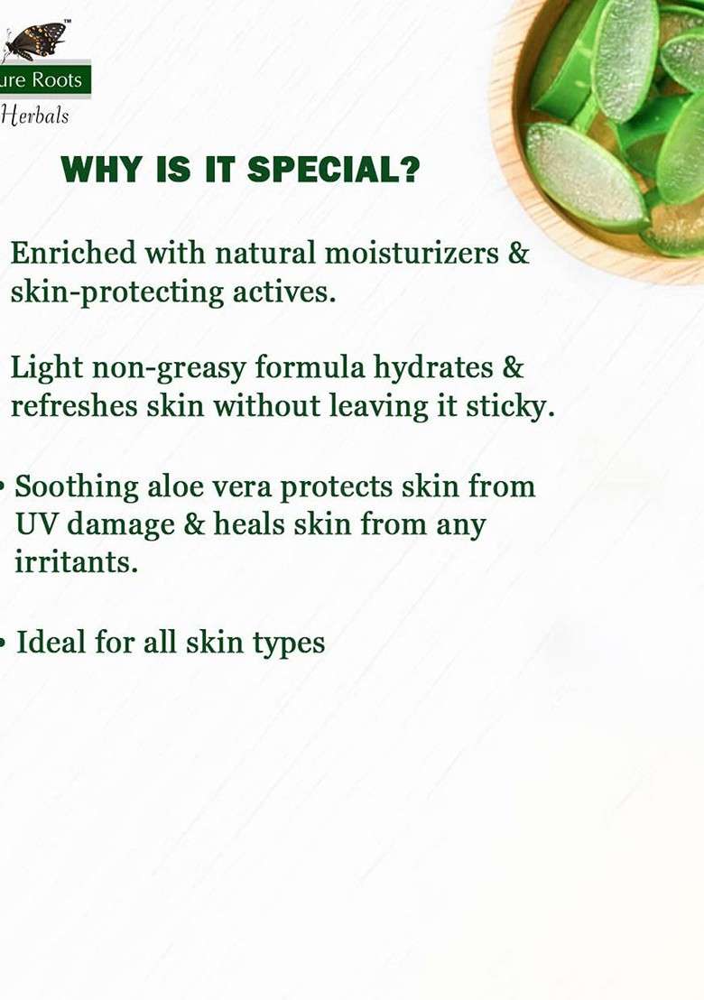 Pure Roots Set Of 2 Aloe Vera Lotion With Vitamin E 300Ml Each - Indya
