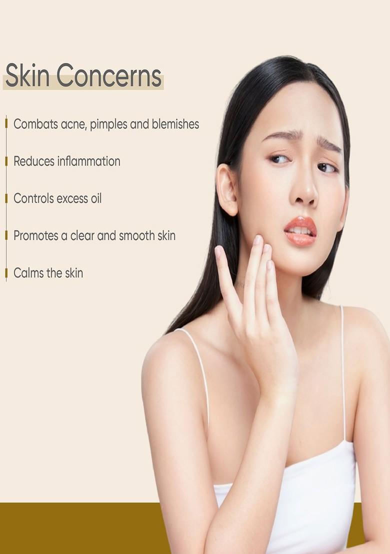 Arish Bio Natural Haldi Neem Face Pack With Chandan For Acne Or Blemishes 75 Ml