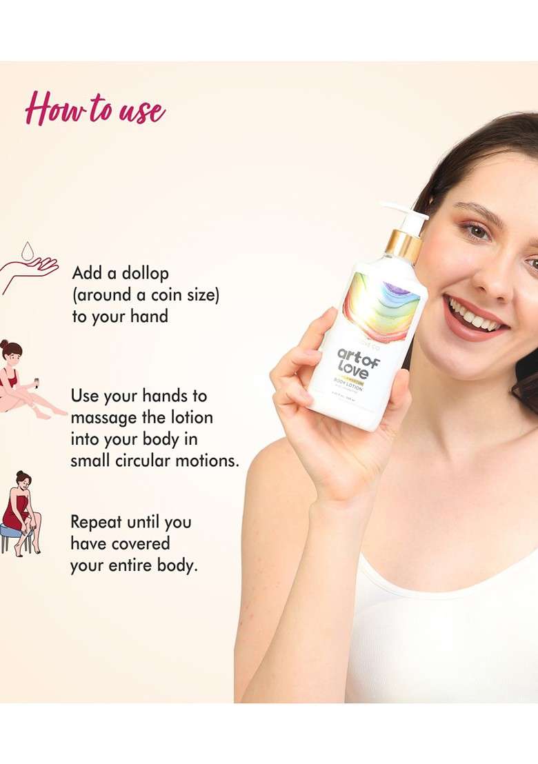 The Love Co Art Of Body Lotion Enriched With Aloe Shea Butter 250Ml - Indya