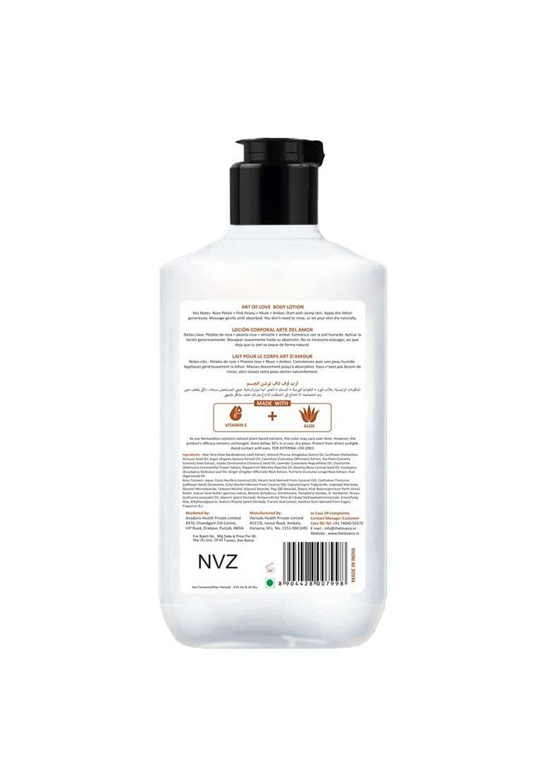The Love Co Art Of Body Lotion Enriched With Aloe Shea Butter 250Ml - Indya