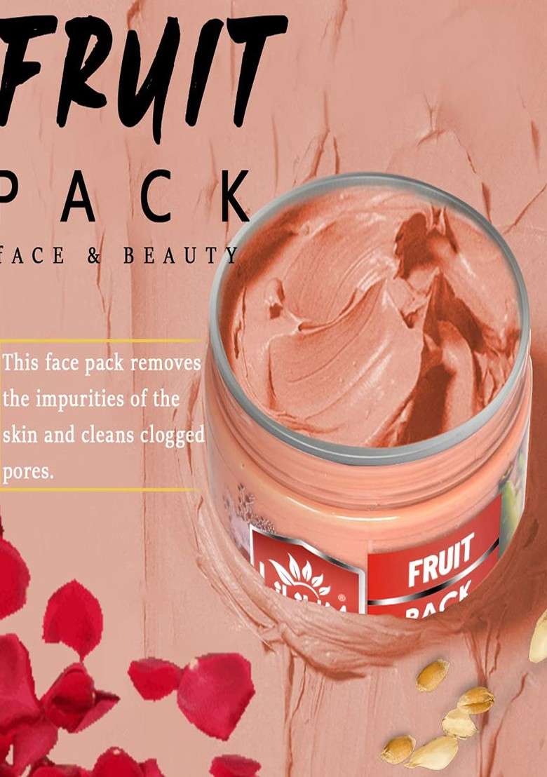 Lilium 2 Pcs Fruit Face Pack 250G Each - Indya