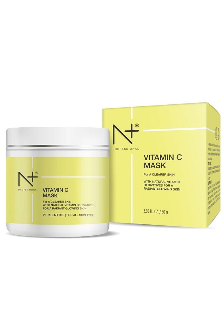 N Plus Professional Vitamin C Face Mask For Clearer Skin 80 G