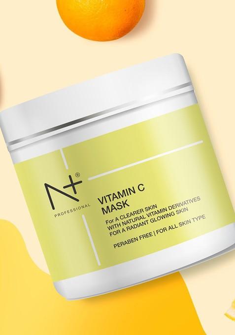 N Plus Professional Vitamin C Face Mask For Clearer Skin 80 G