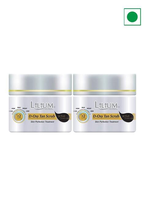 Lilium Set Of 2 D Oxy Tan Scrub 40 Ml Each