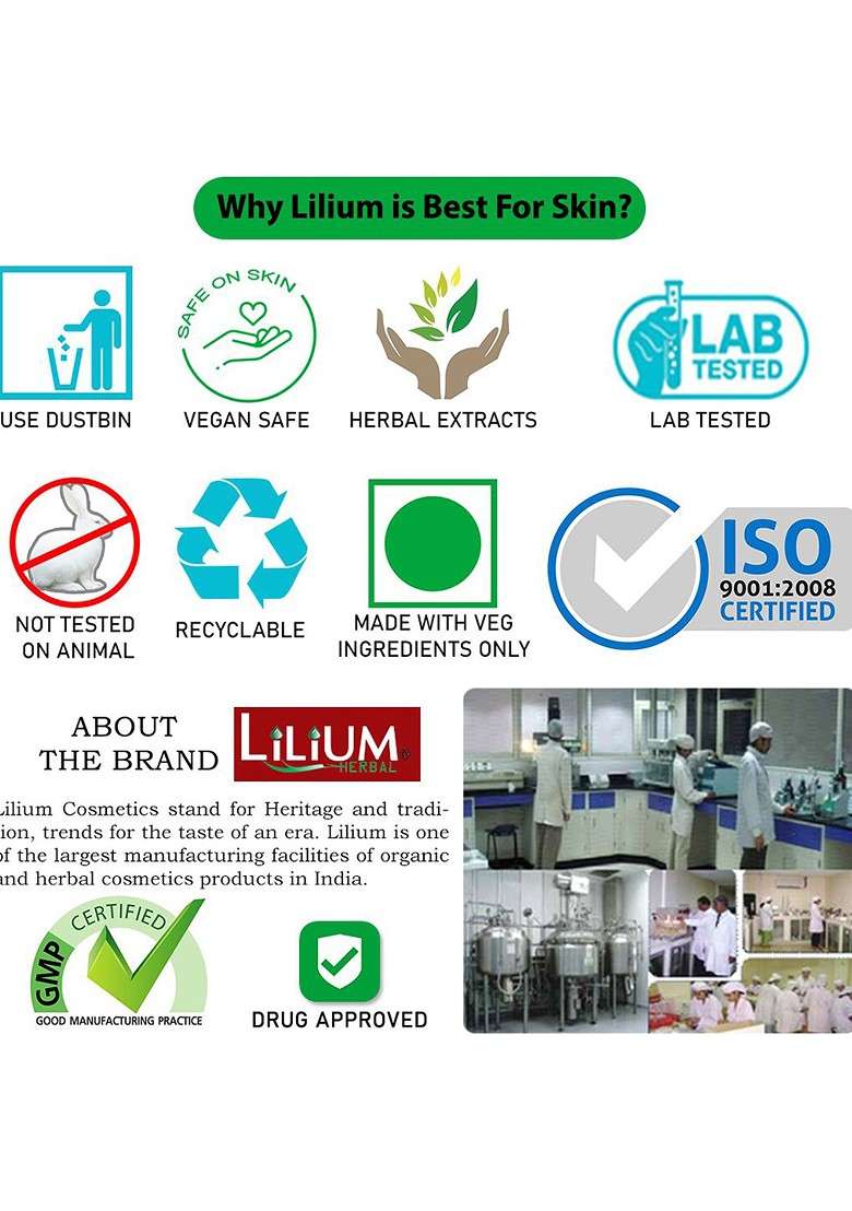 Lilium Herbal Set Of 2 D Oxy Tan Scrub For Sun Damage Acne 40G Each - Indya
