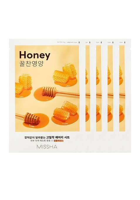 Missha Set Of 5 Airy Fit Sheet Mask