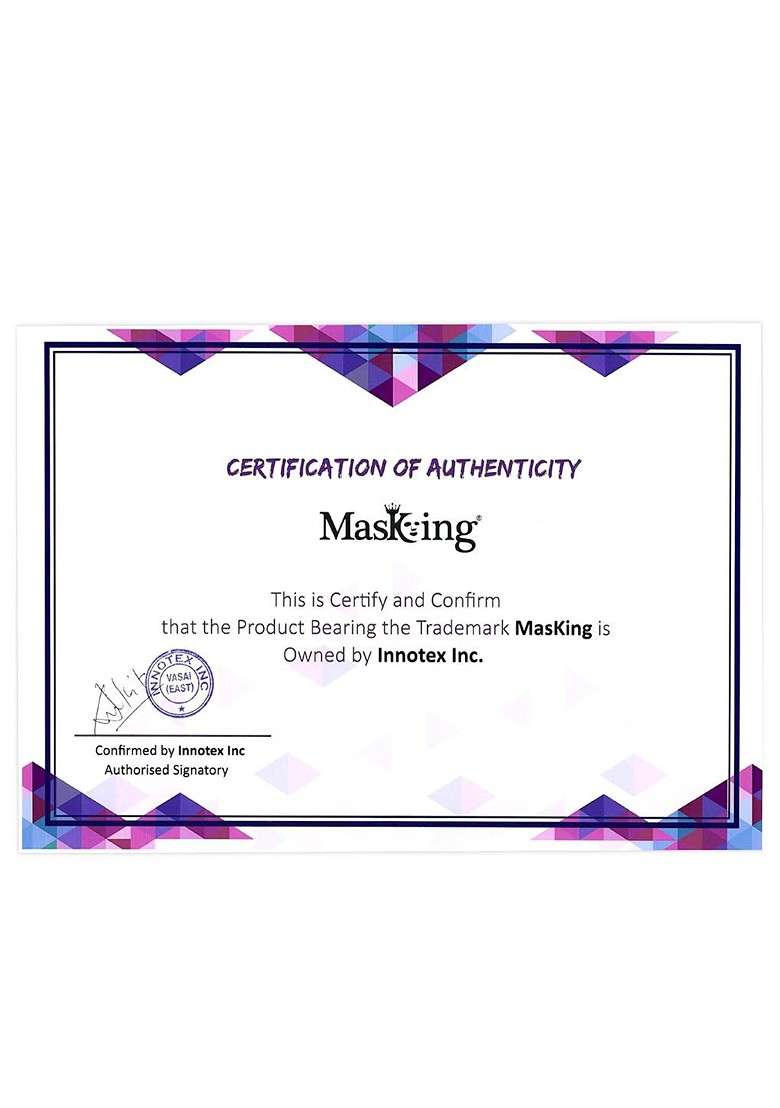 Masking Set Of 4 Natural Facial Sheet Mask 20G Each With Litchi Nail Polish Remover Pads - Indya