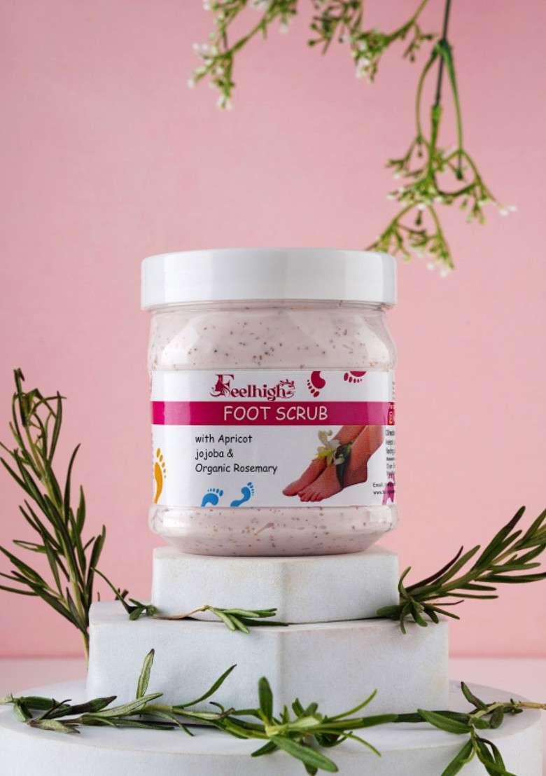 Feelhigh Charcoal Scrub 500Ml Foot Pack2 Skin Care Products - Indya