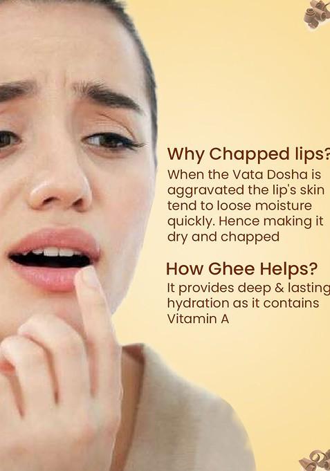 Blue Nectar Shubhr Orange Lip Balm With Ghee And Natural Vitamin C For Dry Chapped Lips