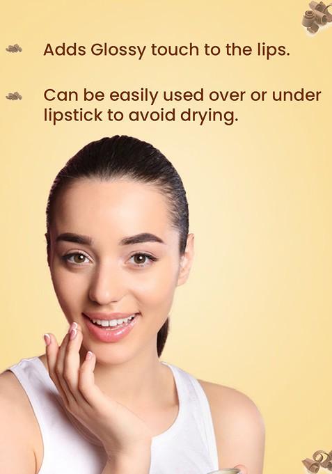 Blue Nectar Shubhr Orange Lip Balm With Ghee And Natural Vitamin C For Dry Chapped Lips