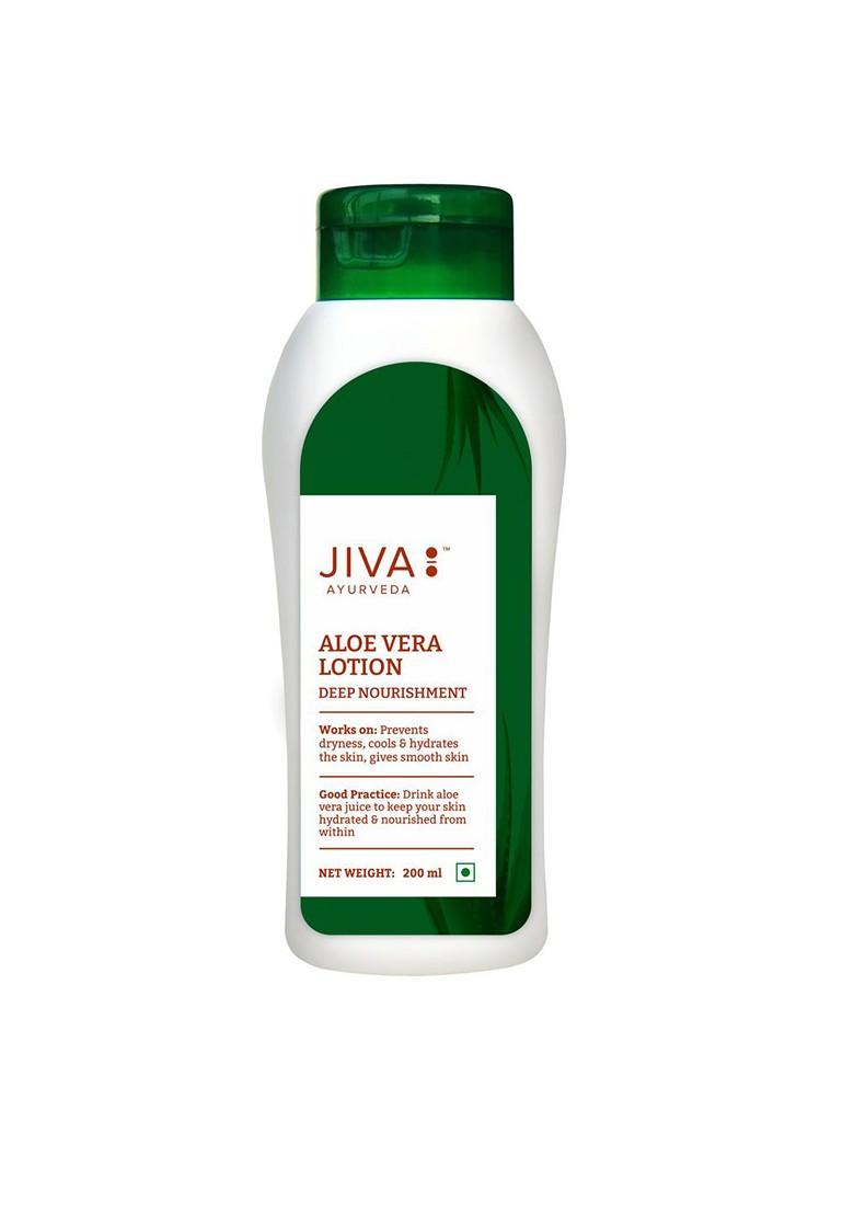 Jiva Set Of 2 Aloe Vera Lotion For Deep Moisturization 200 Ml Each