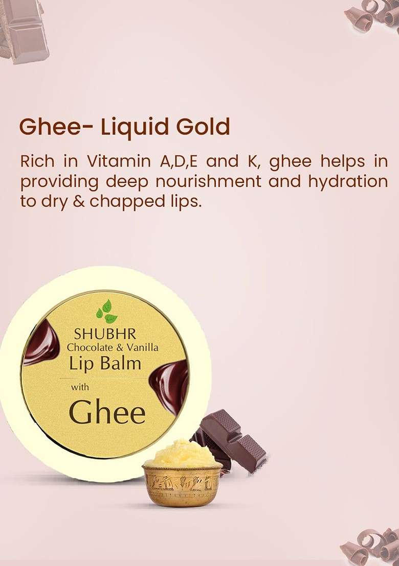 Blue Nectar Shubhr Chocolate And Vanilla Lightening Lip Balm 15 G - Indya