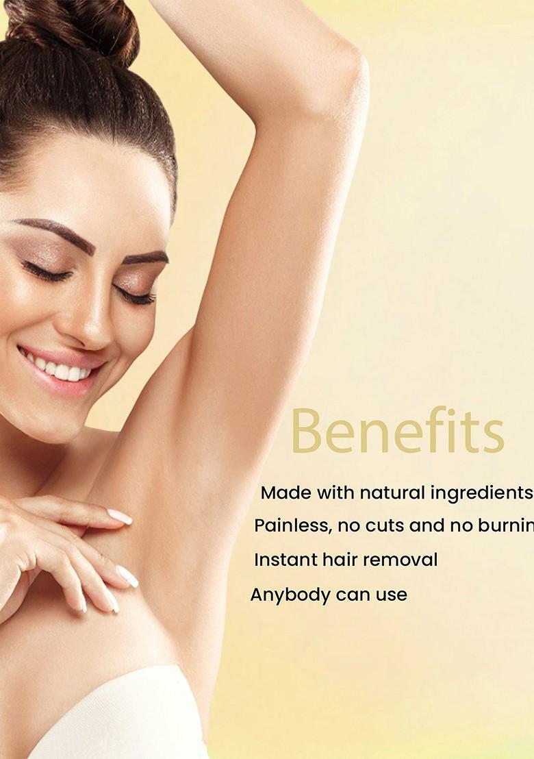 Cosmo Hub Chocolate Herbal Wax Powder For Instant Hair Removal 50G