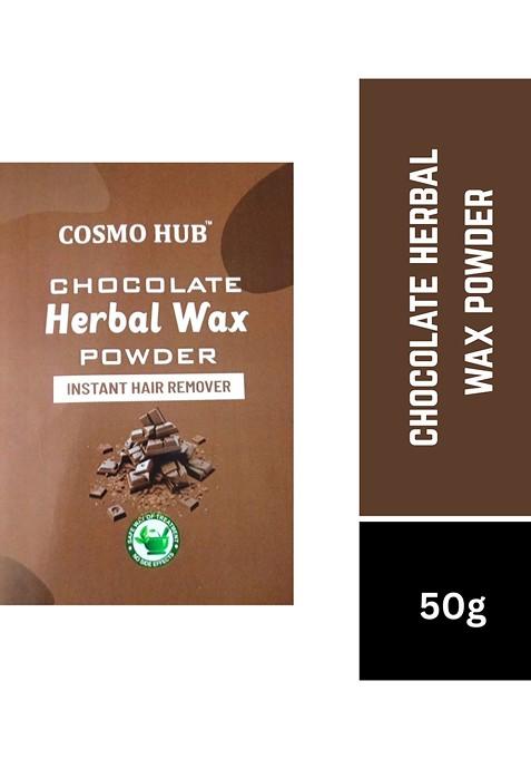 Cosmo Hub Chocolate Herbal Wax Powder For Instant Hair Removal 50G