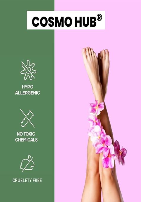 Cosmo Hub Chocolate Herbal Wax Powder For Instant Hair Removal 50G