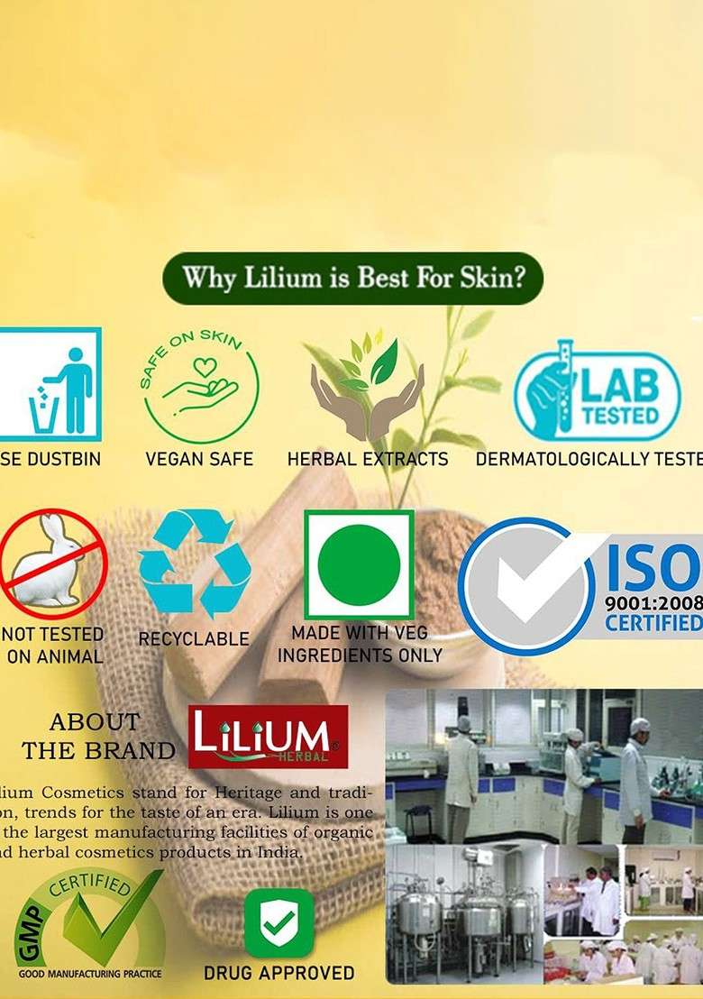 Lilium Haldi Chandan Herbal Skin Nourishing Massage Cream 500 Ml - Indya