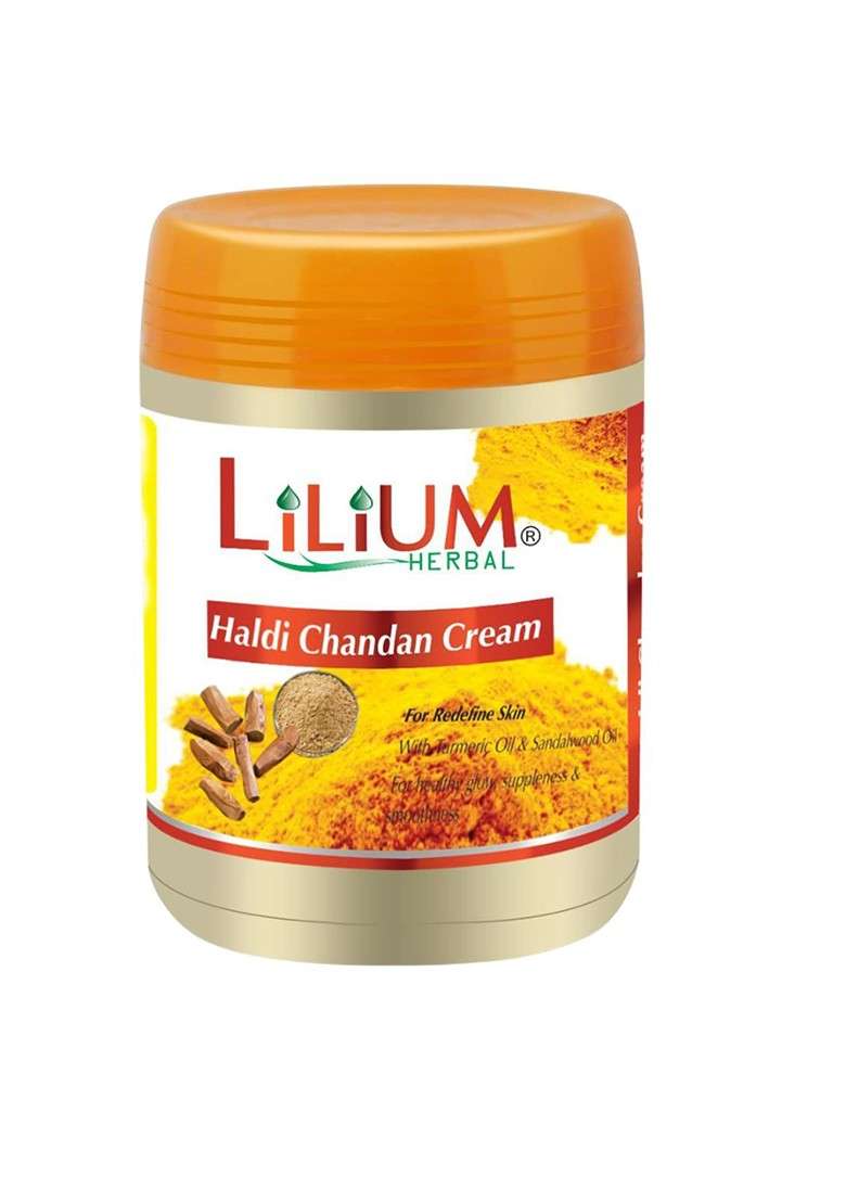 Lilium Haldi Chandan Herbal Skin Nourishing Massage Cream 500 Ml - Indya