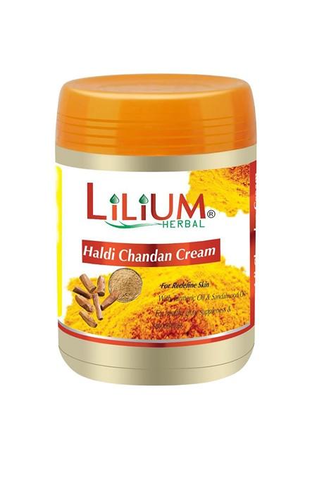Lilium Haldi Chandan Herbal Skin Nourishing Massage Cream 500 Ml