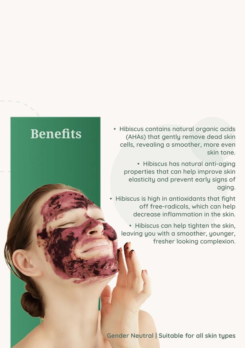 Herbal Mitra Hibiscus Flower Powder For Face Pack Hair Mask 100 G