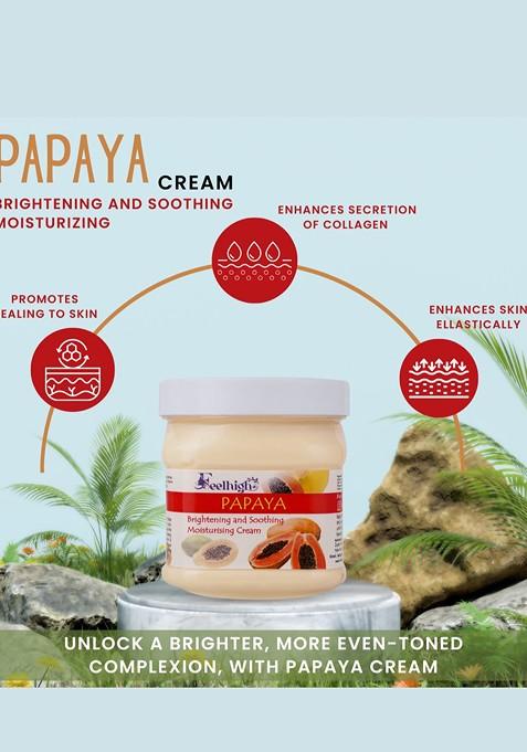 Feelhigh Set Of 2 Papaya Cream Shea Butter Body Scrub 500Ml Each