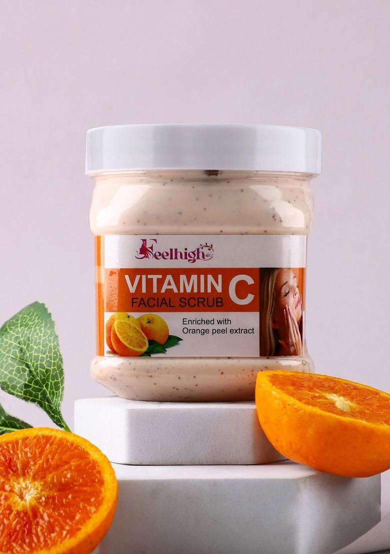 Feelhigh Set Of 2 Herbal Vitamin C Face Scrubs 500 Ml Each