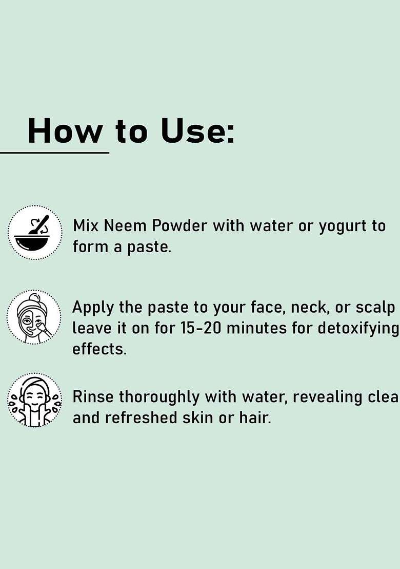 Minature Neem Powder 100 G - Indya