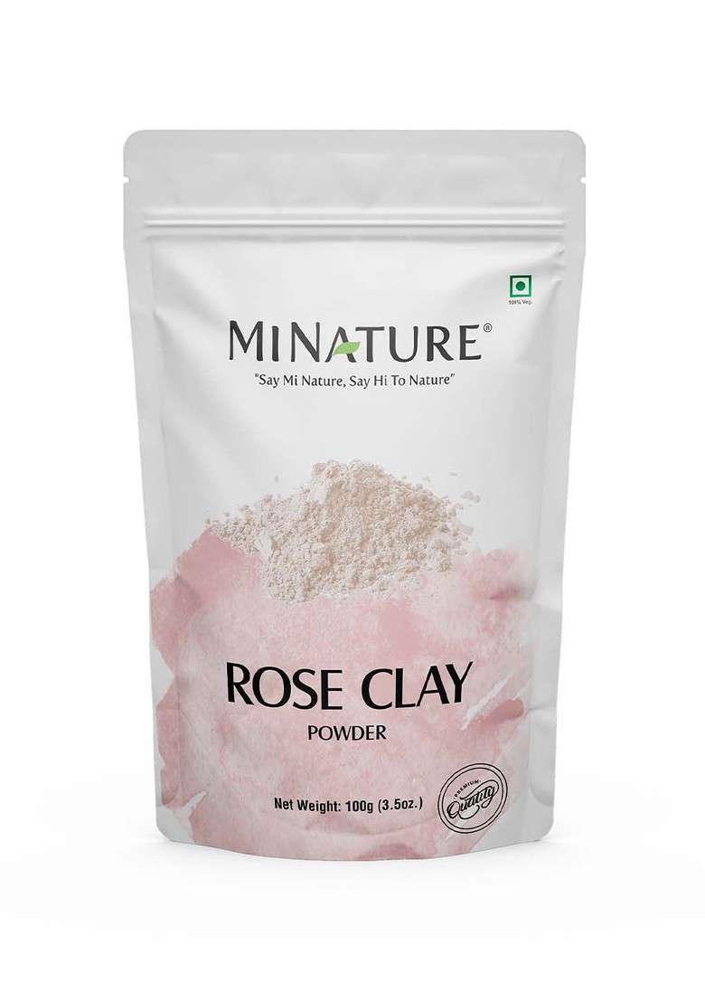 Minature Rose Clay Powder 100G - Indya