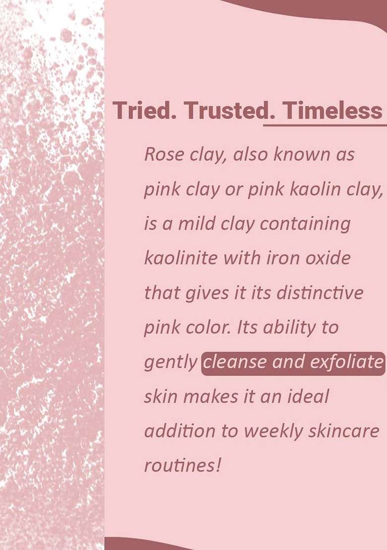 Minature Rose Clay Powder 100G - Indya