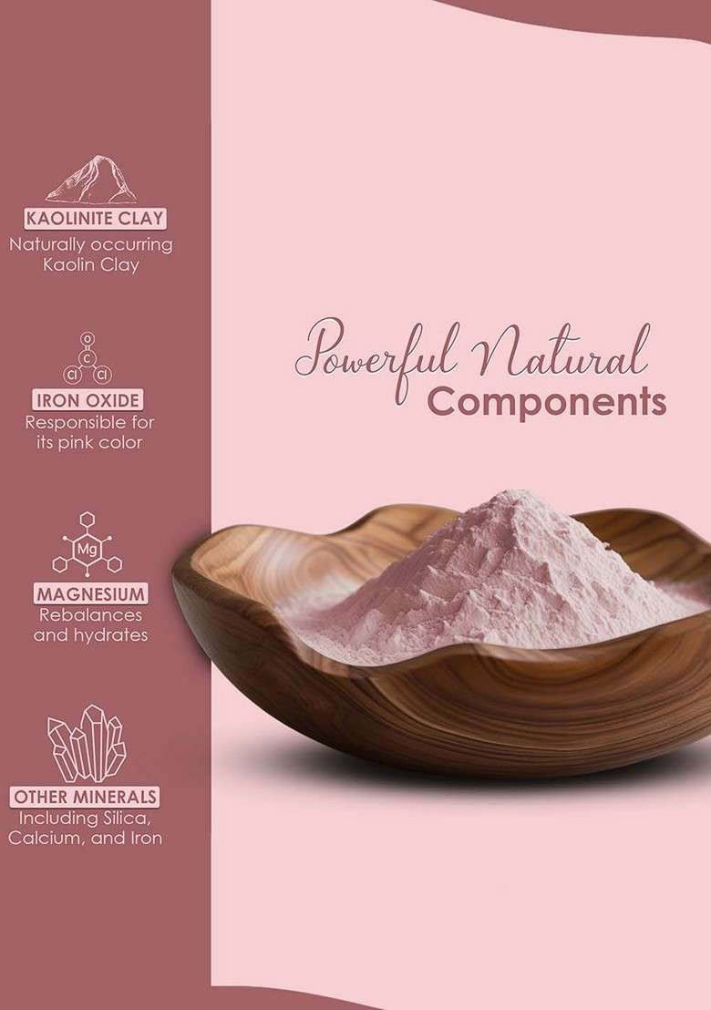 Minature Rose Clay Powder 100G - Indya