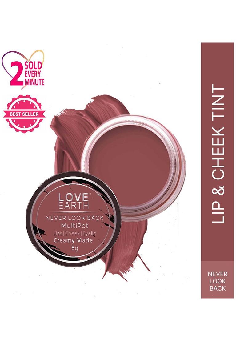 Love Earth Multipot Creamy Matte Lip Cheek Eyelid Tint 8 G Never Look Back