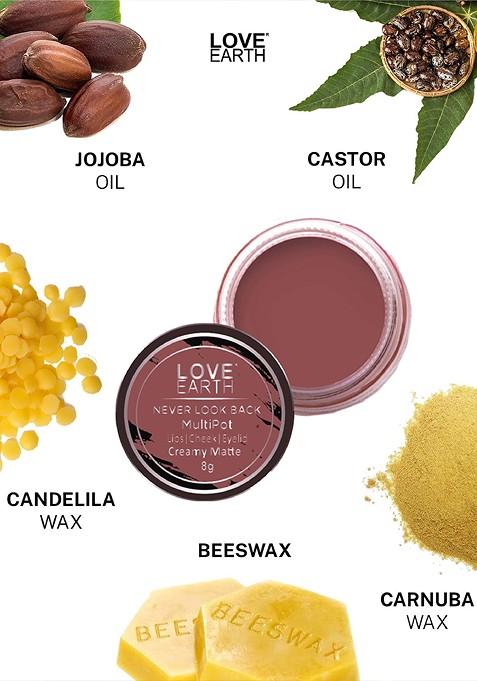 Love Earth Multipot Creamy Matte Lip Cheek Eyelid Tint 8 G Never Look Back
