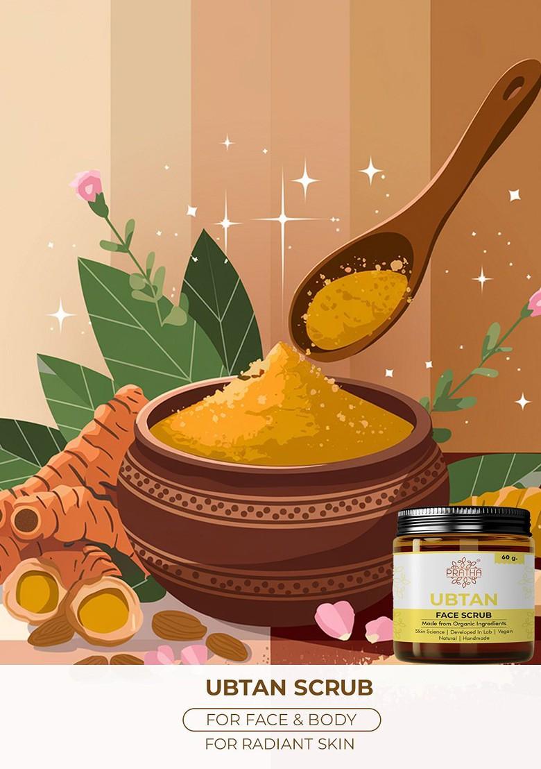 Pratha Ubtan Natural Scrub A Soap Free Body Wash 100Gms