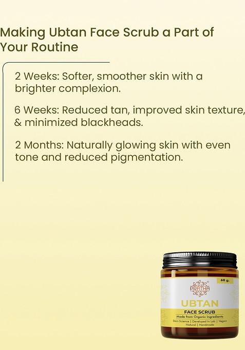 Pratha Ubtan Natural Scrub A Soap Free Body Wash 100Gms