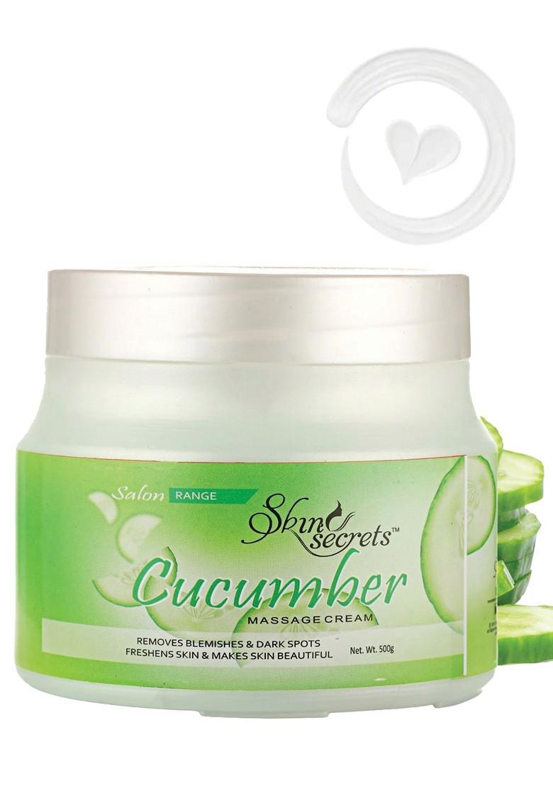 Skin Secrets Cruelty Free Cucumber Massage Cream To Remove Blemishes Dark Spots 500 G