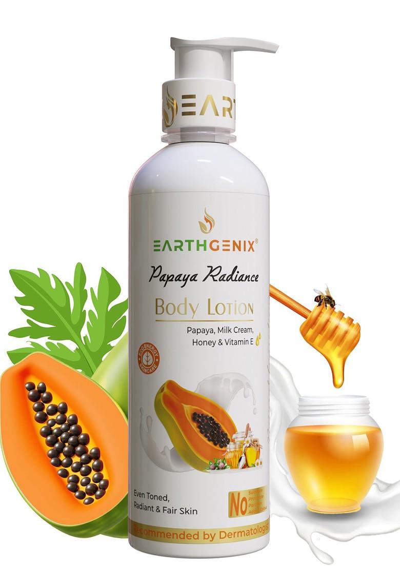 Earthgenix Papaya Radiance Body Lotion With Vitamin E 300 Ml