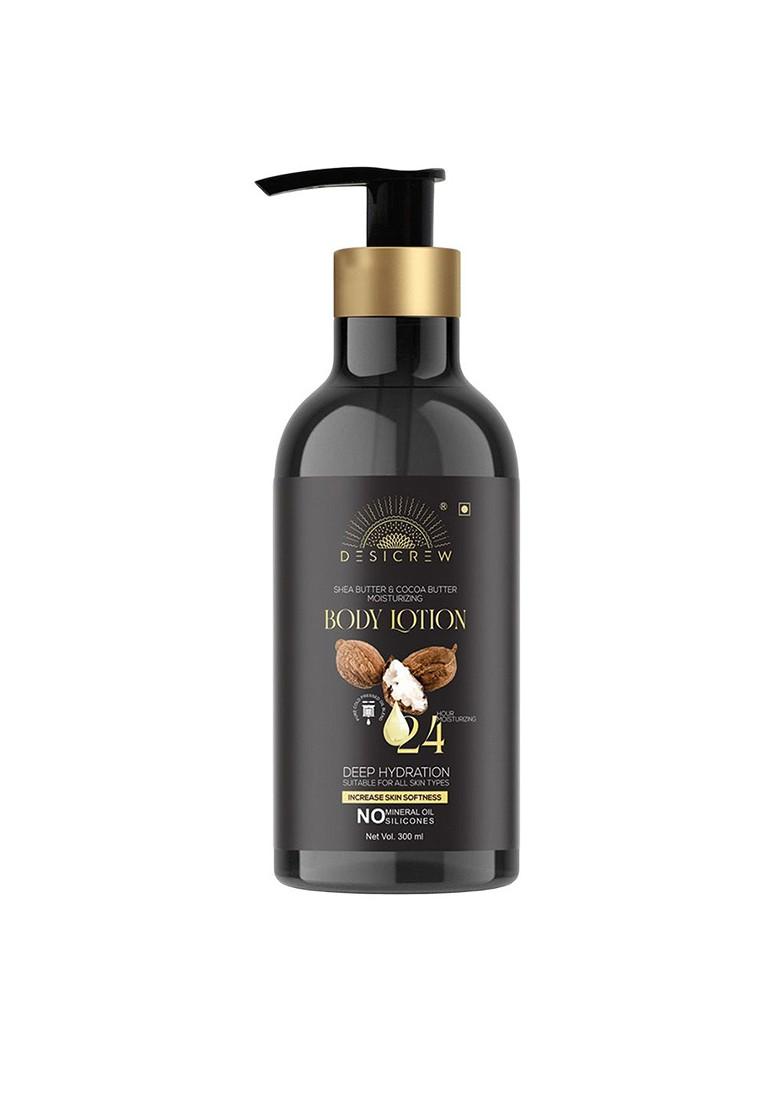 Desi Crew Shea Butter Cocoa Moisturizing Body Lotion 300 Ml