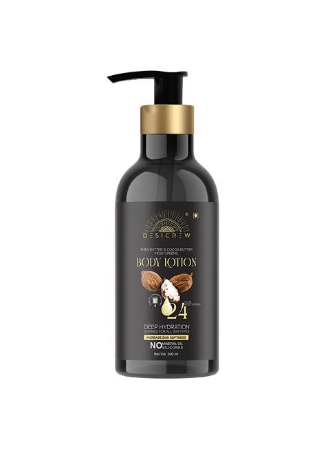Desi Crew Shea Butter Cocoa Moisturizing Body Lotion 300 Ml