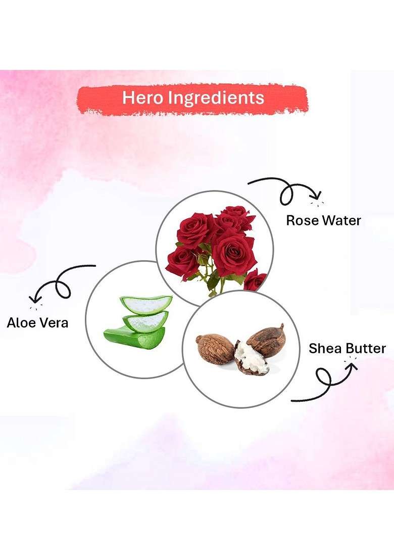 Oneway Happiness Set Of 2 Vitamin C Rose Body Lotion 200 Ml Each - Indya