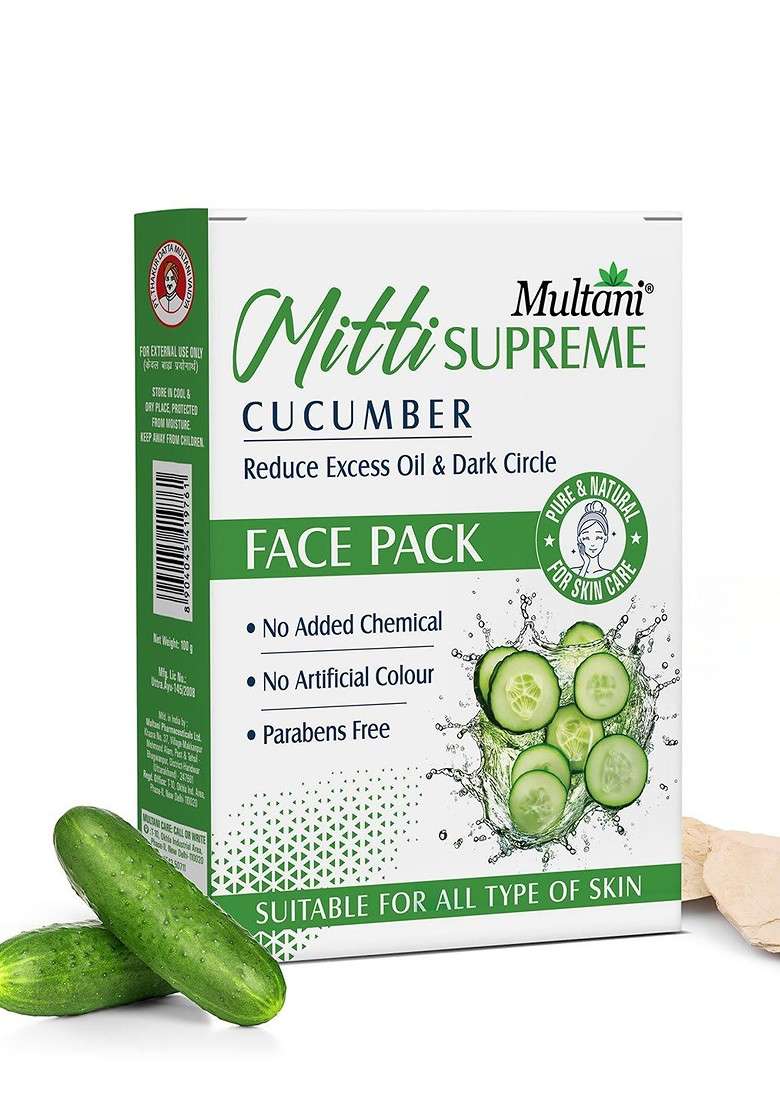 Multani Pack Of 6 Face Packs 100Gm Each - Indya