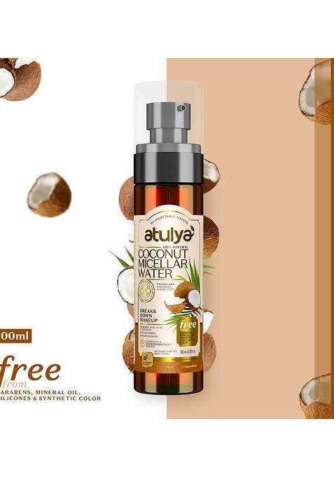Atulya Natural Coconut Micellar Water Remove Dirt Impurities 100Ml
