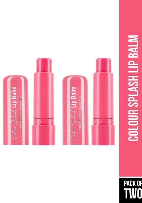 Hilary Rhoda Set Of 2 Colour Splash Lip Balm With Spf 15 3G Each Shade 01