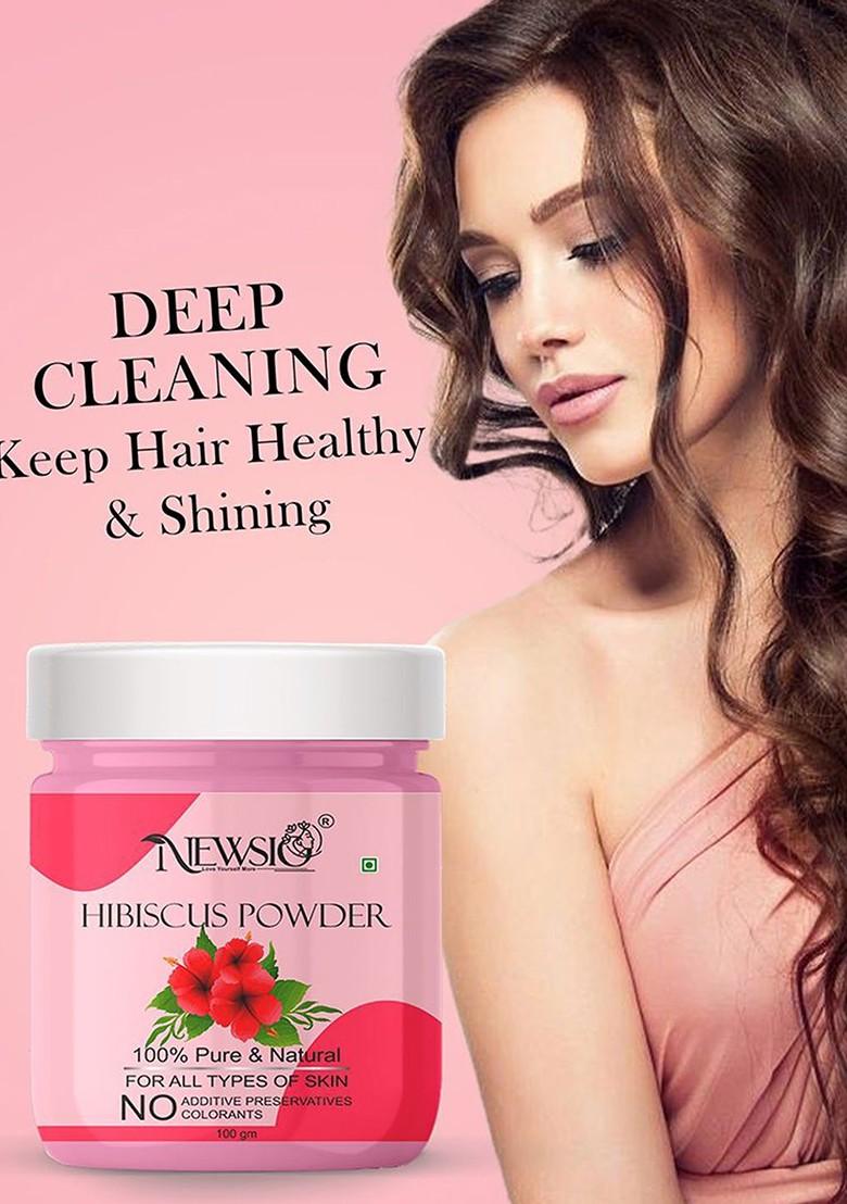 Newsio Pure Natural Hibiscus Powder For Skin Hair 100G