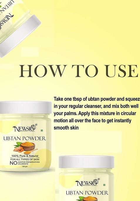 Newsio Pure Natural Ubtan Powder For Skin 100G