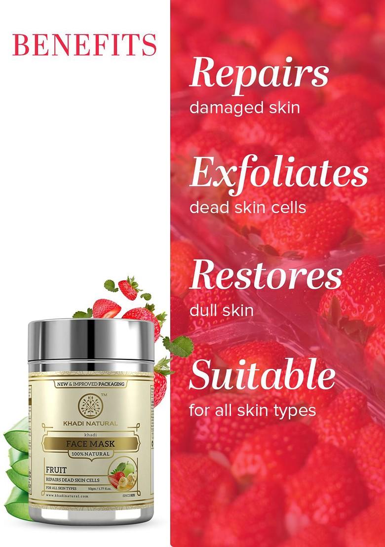 Khadi Natural Fruit Face Mask To Repair Dead Skin Cells 50 G